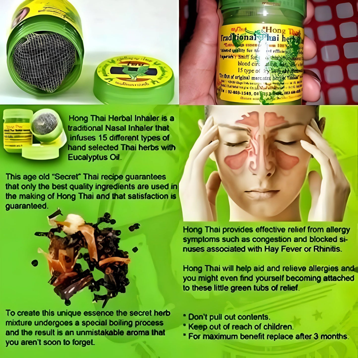 ClearBreath™ - Hong Thai Traditional Herbal Inhaler 🌿🌬️ (Limited stock 🔥 Buy Now🔥🔥)
